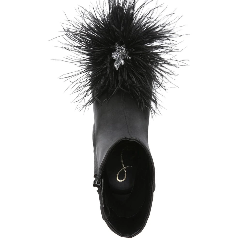 商品Sam Edelman|Women's Ency Feather Dress Booties,价格¥1463,第4张图片详细描述