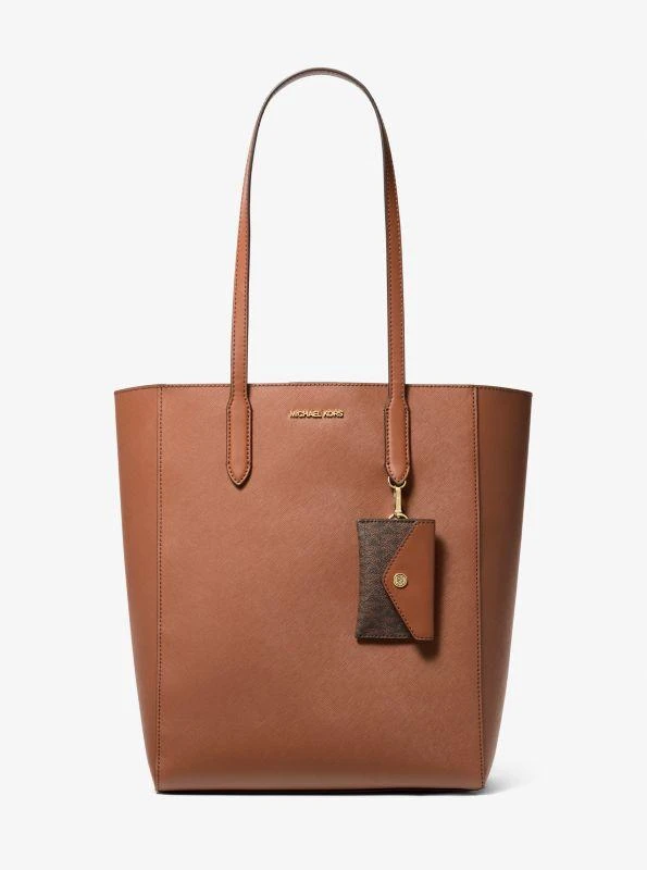 商品Michael Kors|Vincent Large Saffiano Leather Tote Bag With Card Case,价格¥895,第1张图片