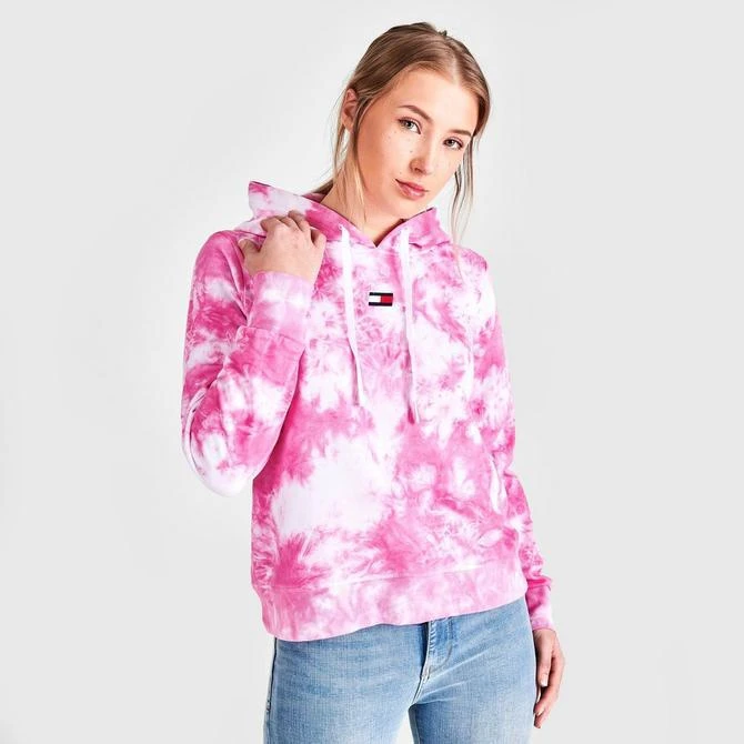 商品Tommy Hilfiger|Women's Tommy Hilfiger Tie-Dye Hoodie,价格¥76,第3张图片详细描述