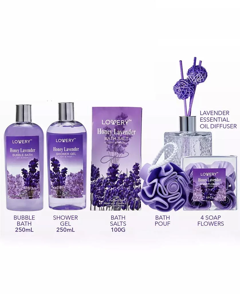 商品Lovery|Honey Lavender Relax Body Care Gift Set, 13 Piece,价格¥225,第2张图片详细描述