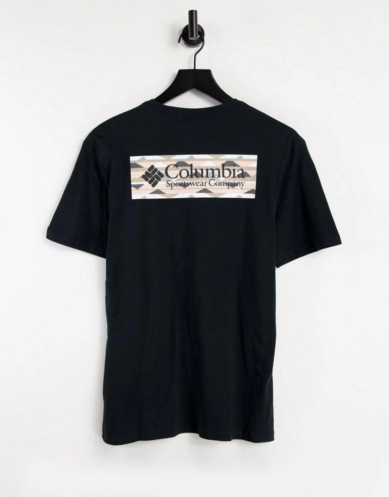 商品Columbia|Columbia North Cascades t-shirt in black geo,价格¥138,第1张图片