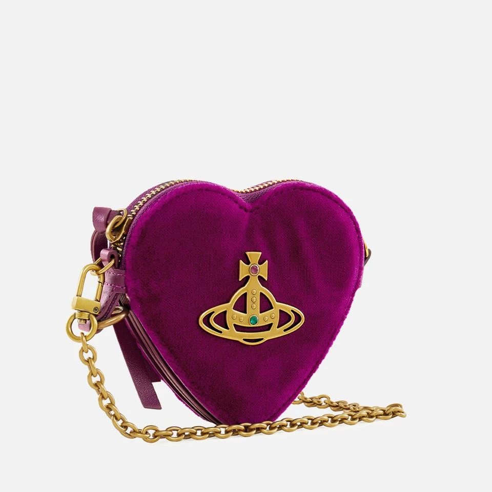 商品Vivienne Westwood|Vivienne Westwood Heart Velour Wristlet,价格¥1745,第3张图片详细描述