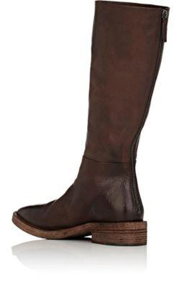 商品Marsèll|Back-Zip Leather Knee Boots,价格¥4456,第3张图片详细描述