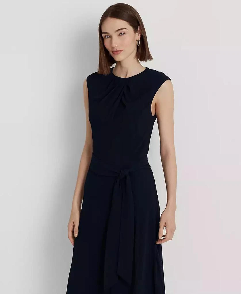 商品Ralph Lauren|Women's Bubble Crepe Cap-Sleeve Dress,价格¥1101,第4张图片详细描述