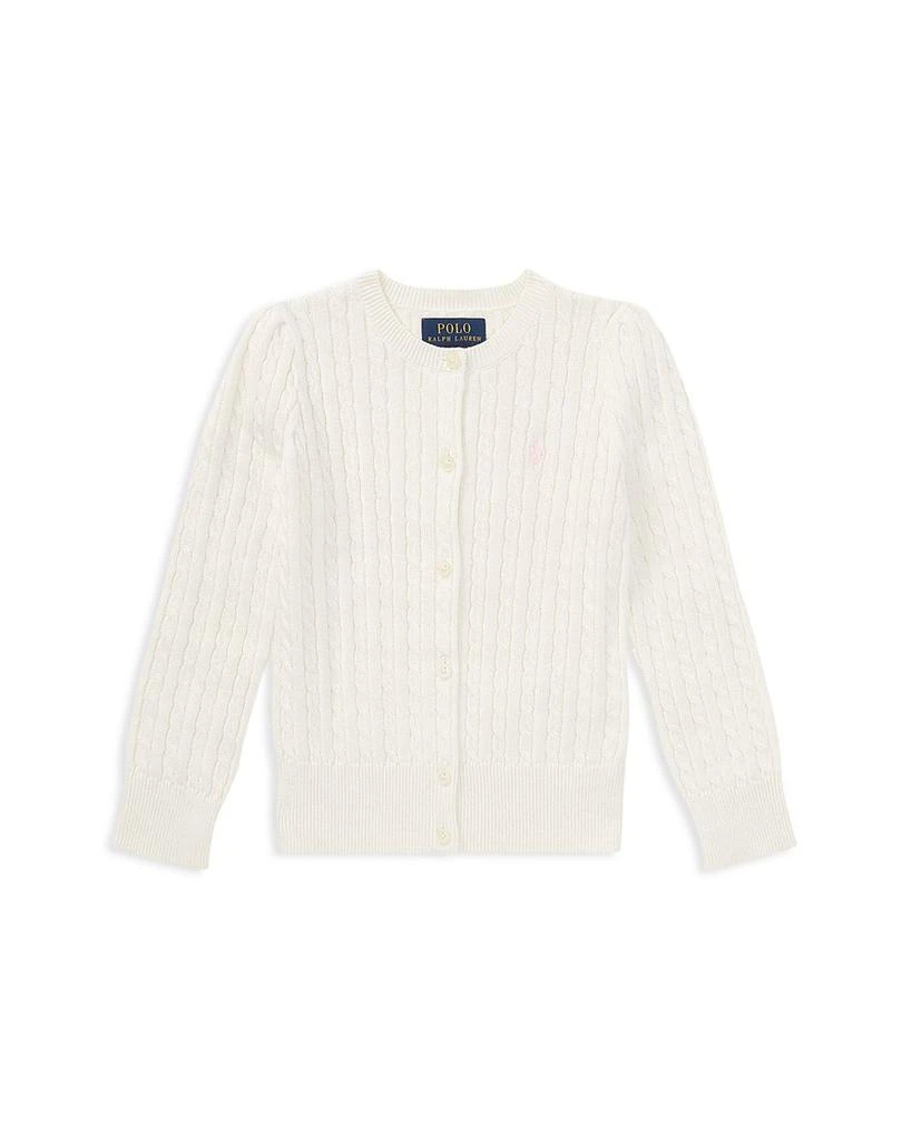 商品Ralph Lauren|赵露思同款女大童纯棉针织开衫,价格¥477,第1张图片详细描述
