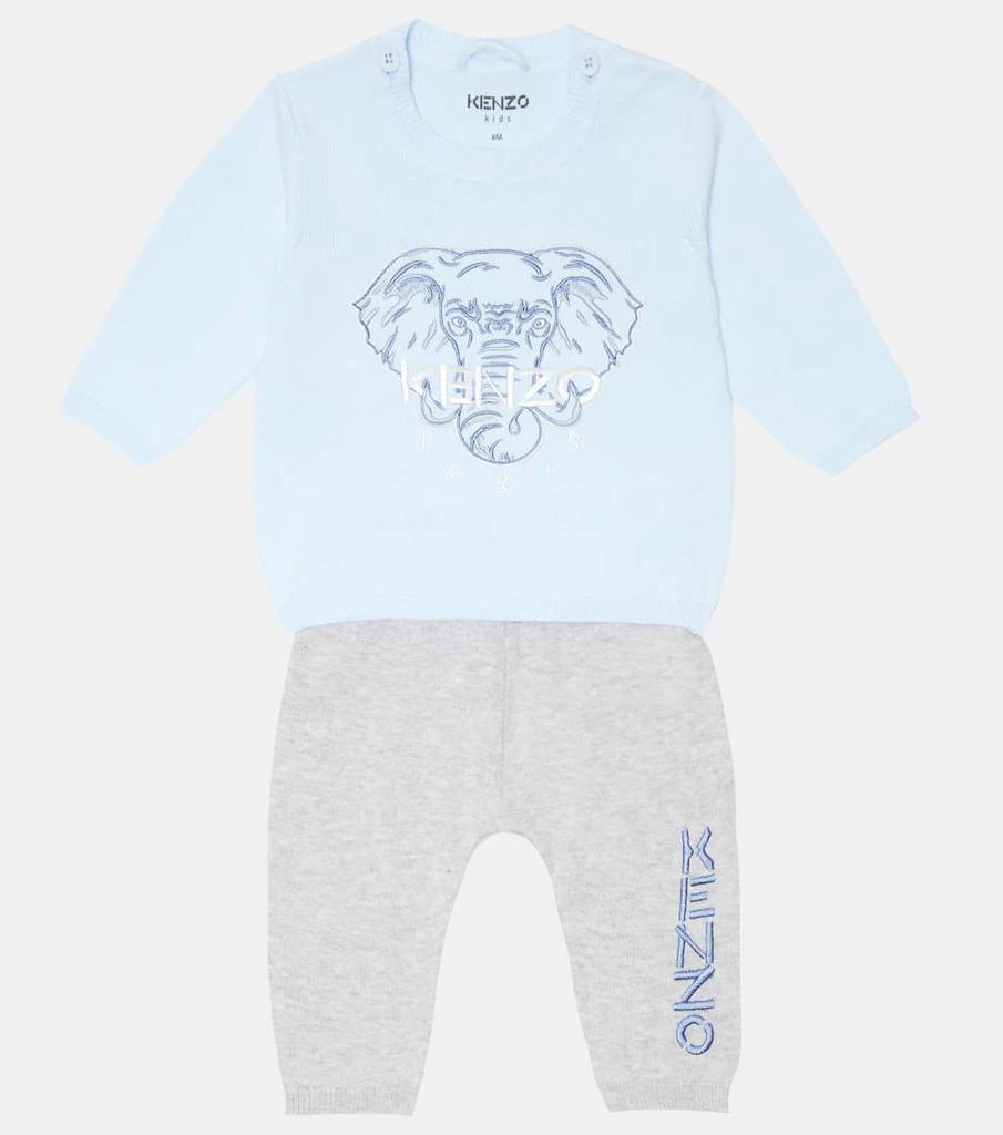 商品Kenzo|Baby embroidered cotton sweater,价格¥656,第2张图片详细描述