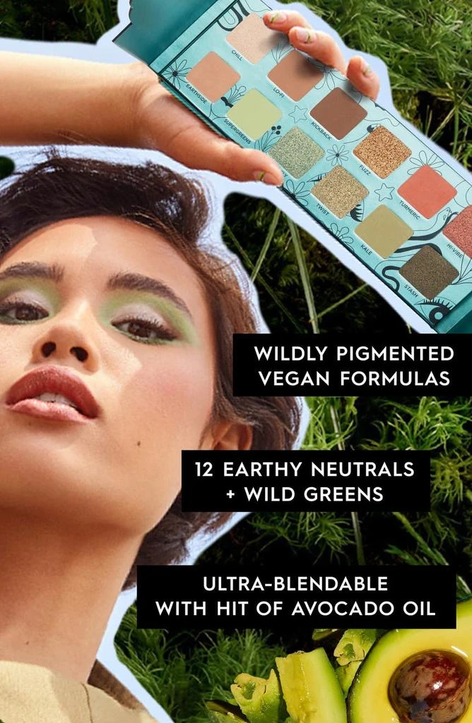 商品Urban Decay|Wild Greens Eyeshadow Palette,价格¥108,第4张图片详细描述