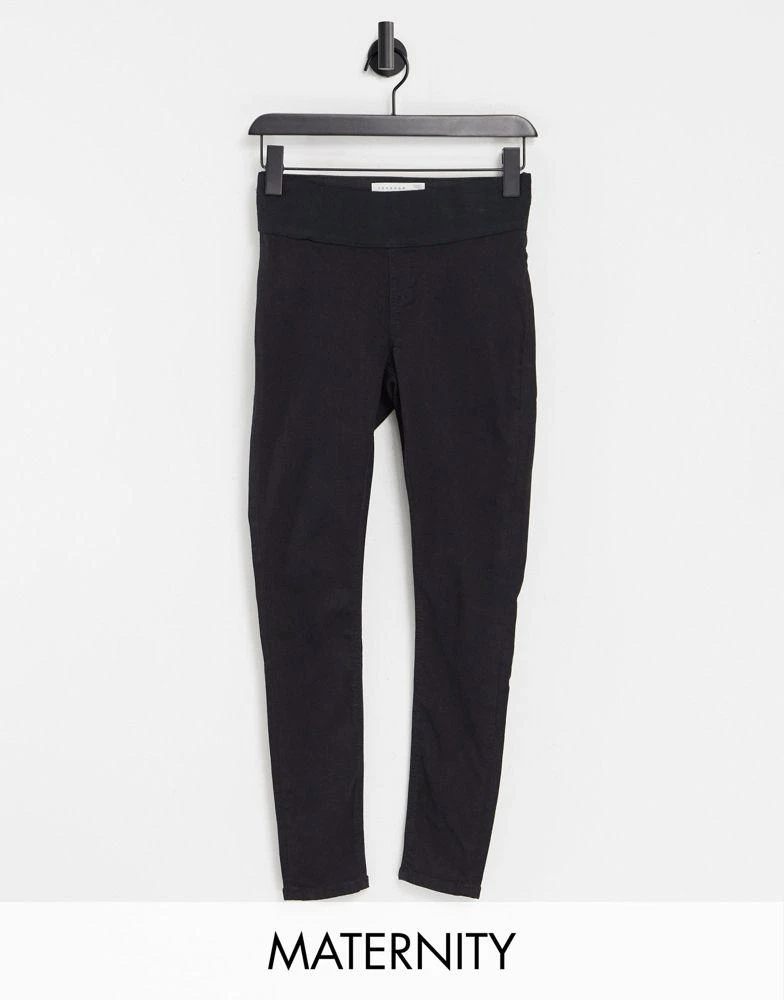 商品Topshop|Topshop Maternity under bump Joni jean in black,价格¥204,第1张图片