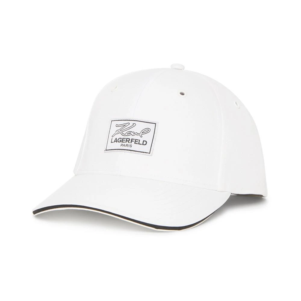 商品Karl Lagerfeld Paris|Women's Karl Logo Patch Adjustable Ball Cap,价格¥367,第1张图片