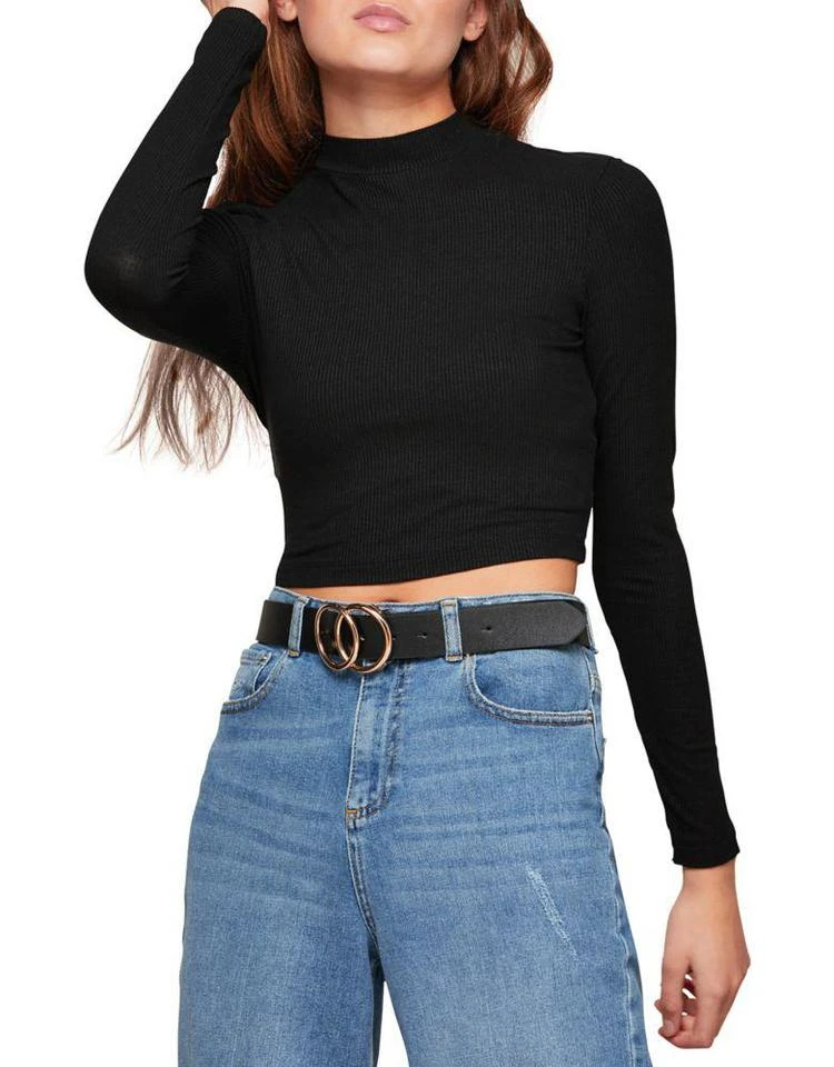 商品Miss Selfridge|Funnelneck Crop Top,价格¥113,第1张图片