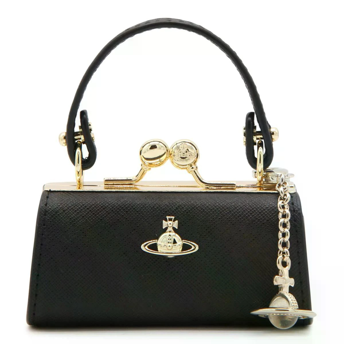 商品【商品预售7天】 Vivienne Westwood|Vivienne Westwood 女士斜挎包 5C01000EWS0021N402-1 黑色,价格¥2179,第1张图片