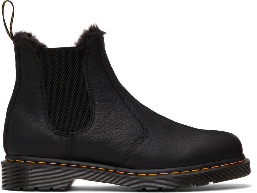 商品Dr. Martens|Black Ambassador 2976 FL Chelsea Boots,价格¥1278,第1张图片