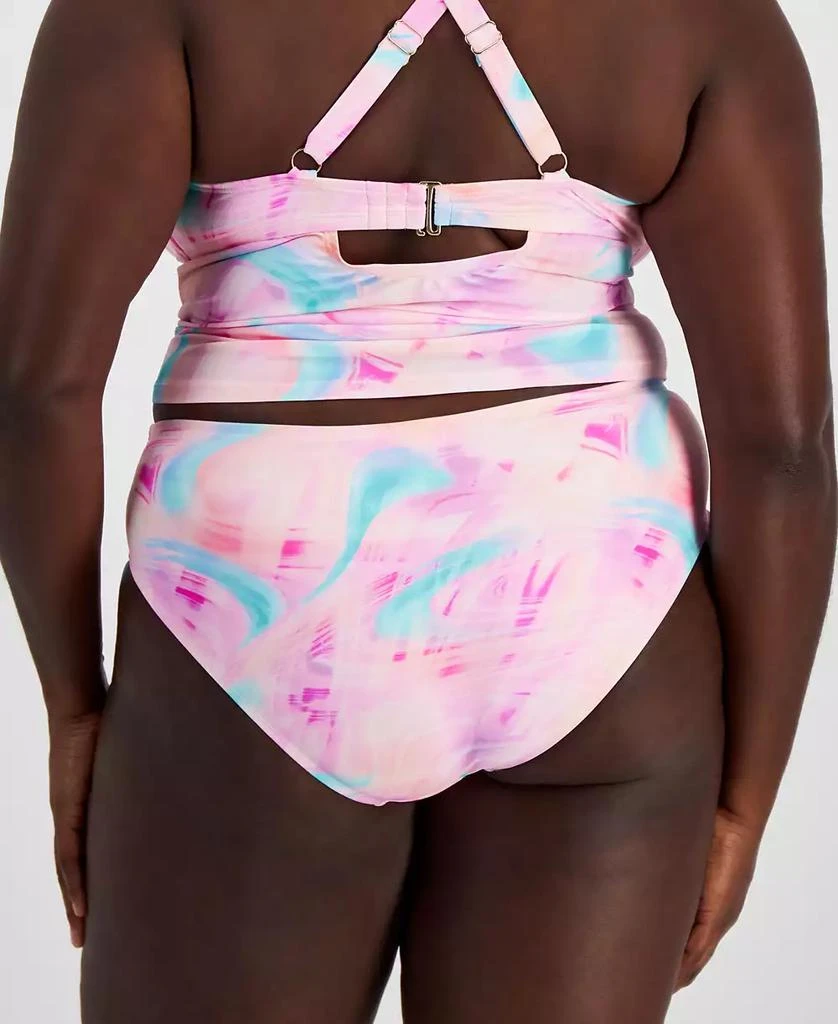 商品California Waves|Salt + Cove Plus Size Tie-Dyed Swim Bottoms, Created for Macy's,价格¥67,第2张图片详细描述