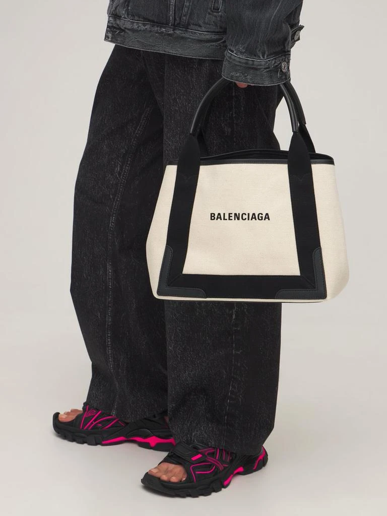 商品Balenciaga|Sm Navy Cabas Canvas Bag,价格¥8360,第2张图片详细描述