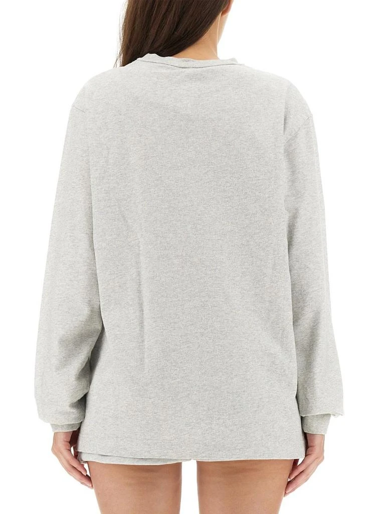 商品Alexander Wang|Alexander Wang Puff Logo Long-Sleeved T-Shirt,价格¥2947,第2张图片详细描述