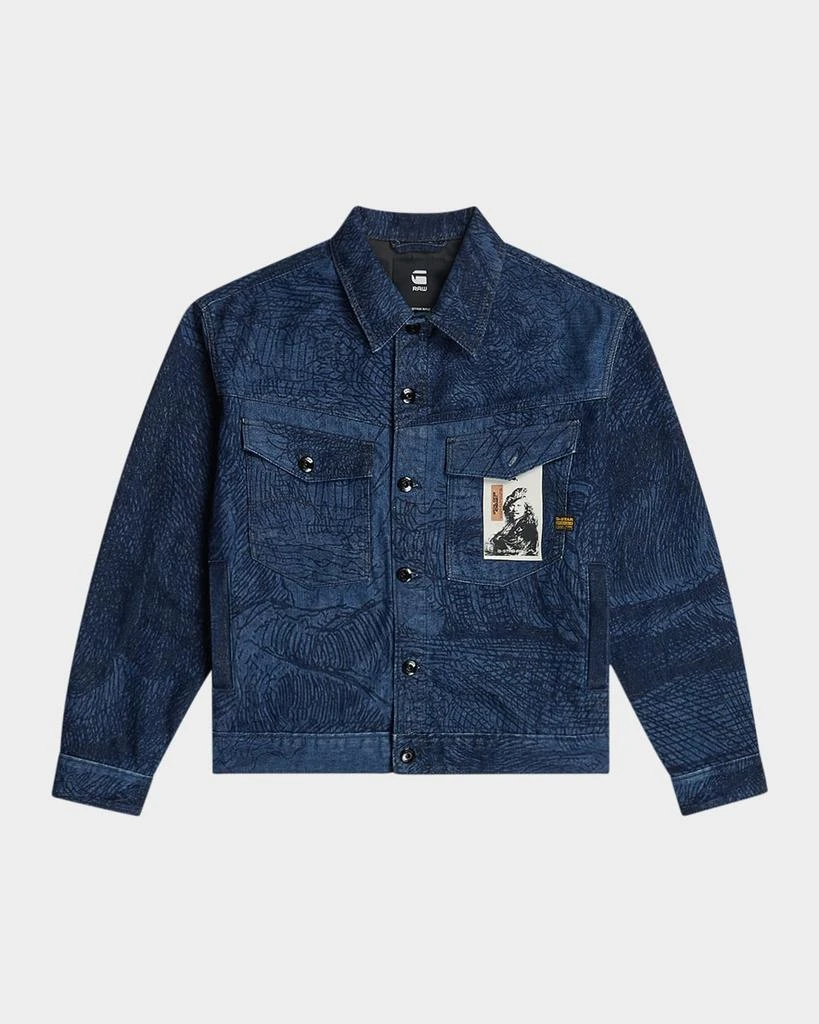 商品G-Star|Dakota Printed Denim Jacket,价格¥2008,第1张图片