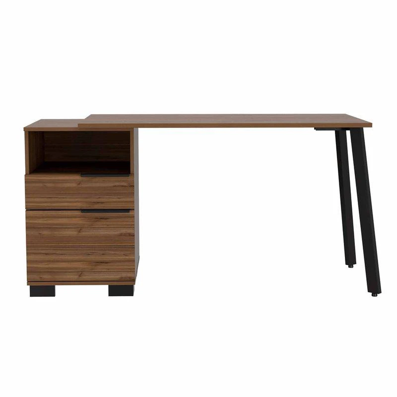 商品FM Furniture|Petra Writing Desk, One Shelf, One Cabinet, One Drawer,价格¥1422,第1张图片