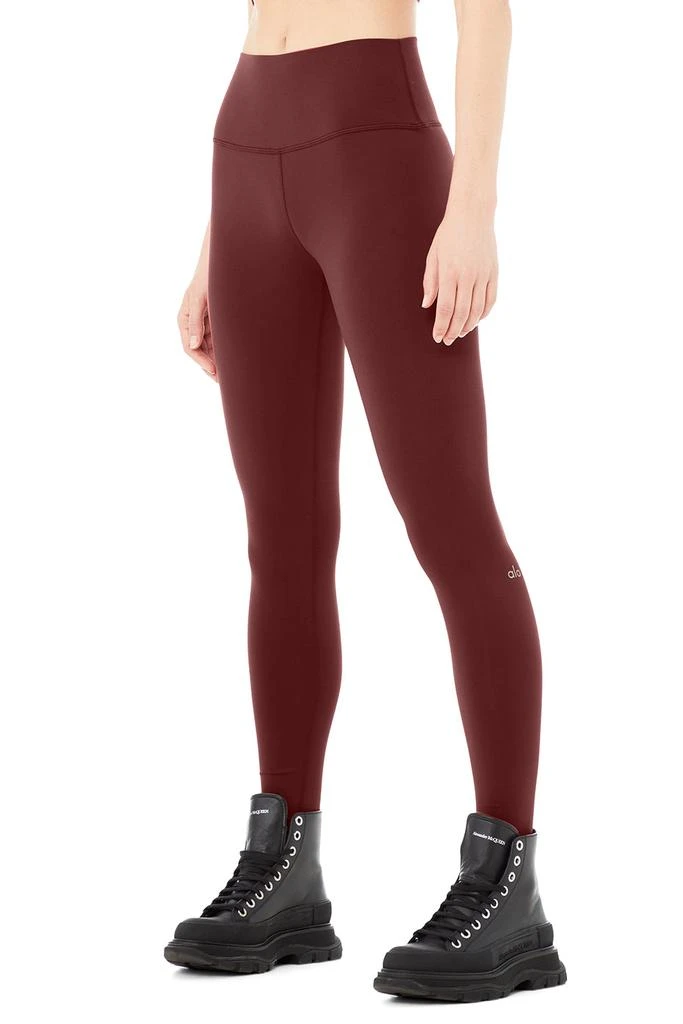 商品Alo|High-Waist Airbrush Legging - Cranberry,价格¥586,第3张图片详细描述