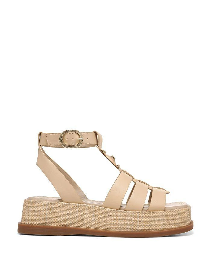 商品Sam Edelman|Women's Naima Square Toe Logo Detail Platform Sandals,价格¥699,第2张图片详细描述