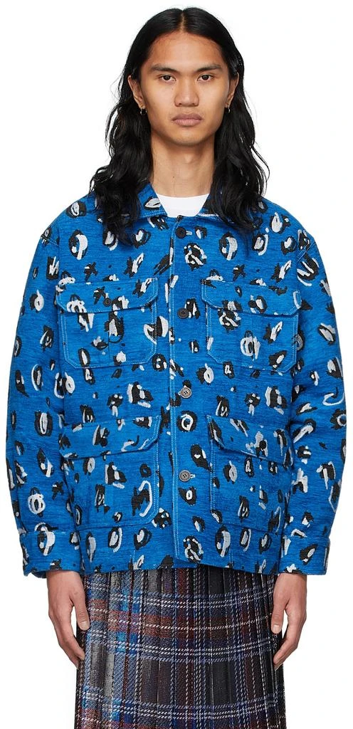 商品Charles Jeffrey Loverboy|Blue Workwear Jacket,价格¥1964,第1张图片
