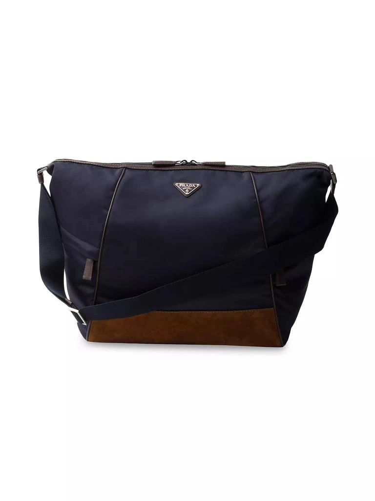 商品Prada|Re-Nylon and Leather Shoulder Bag,价格¥20551,第1张图片