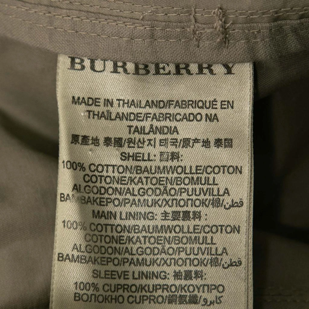 商品[二手商品] Burberry|Burberry Brit Beige Cotton Belted Trench Coat S,价格¥2368,第5张图片详细描述