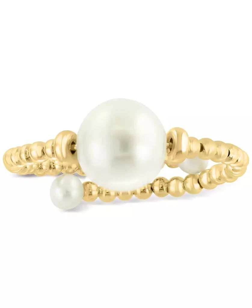 商品Effy|EFFY® Freshwater Pearl (3 - 8mm) Beaded Wrap Ring in 14k Gold,价格¥806,第3张图片详细描述