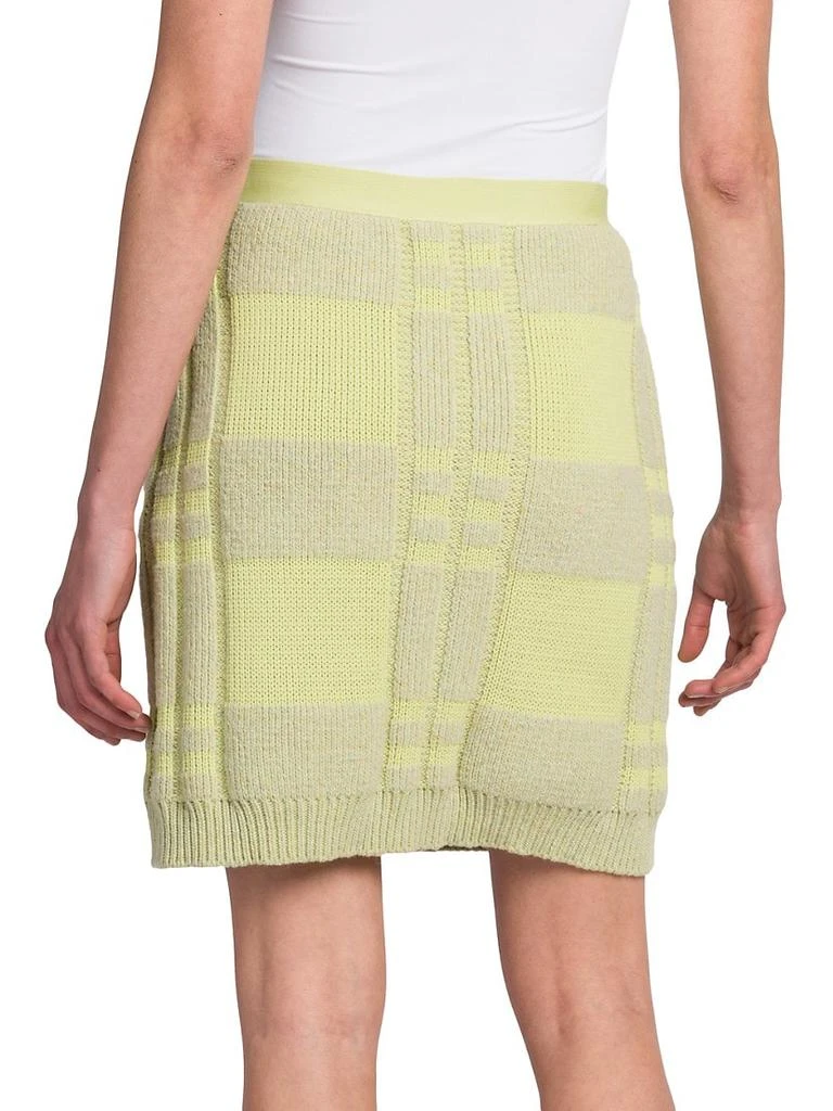 商品Bottega Veneta|Check Waffle-Knit Miniskirt,价格¥8618,第5张图片详细描述