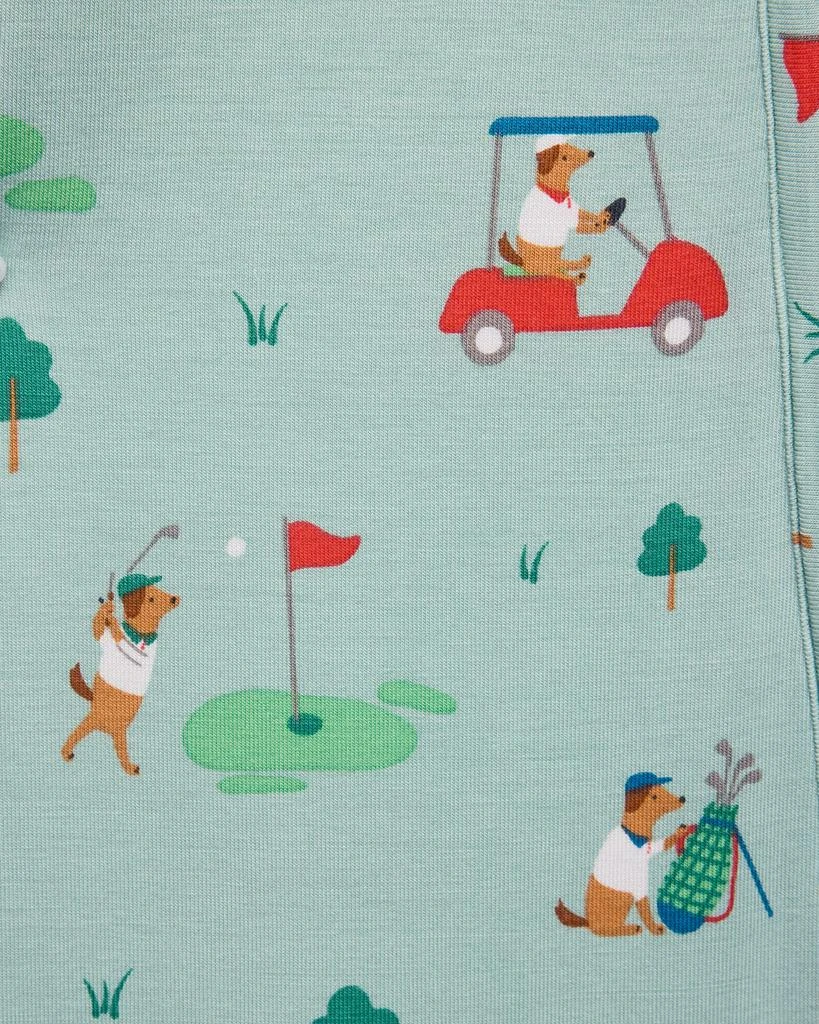 商品Angel Dear|Boy's Golf Club Pups Footie & Swaddle Blanket Set, Size Newborn-9M,价格¥238,第3张图片详细描述