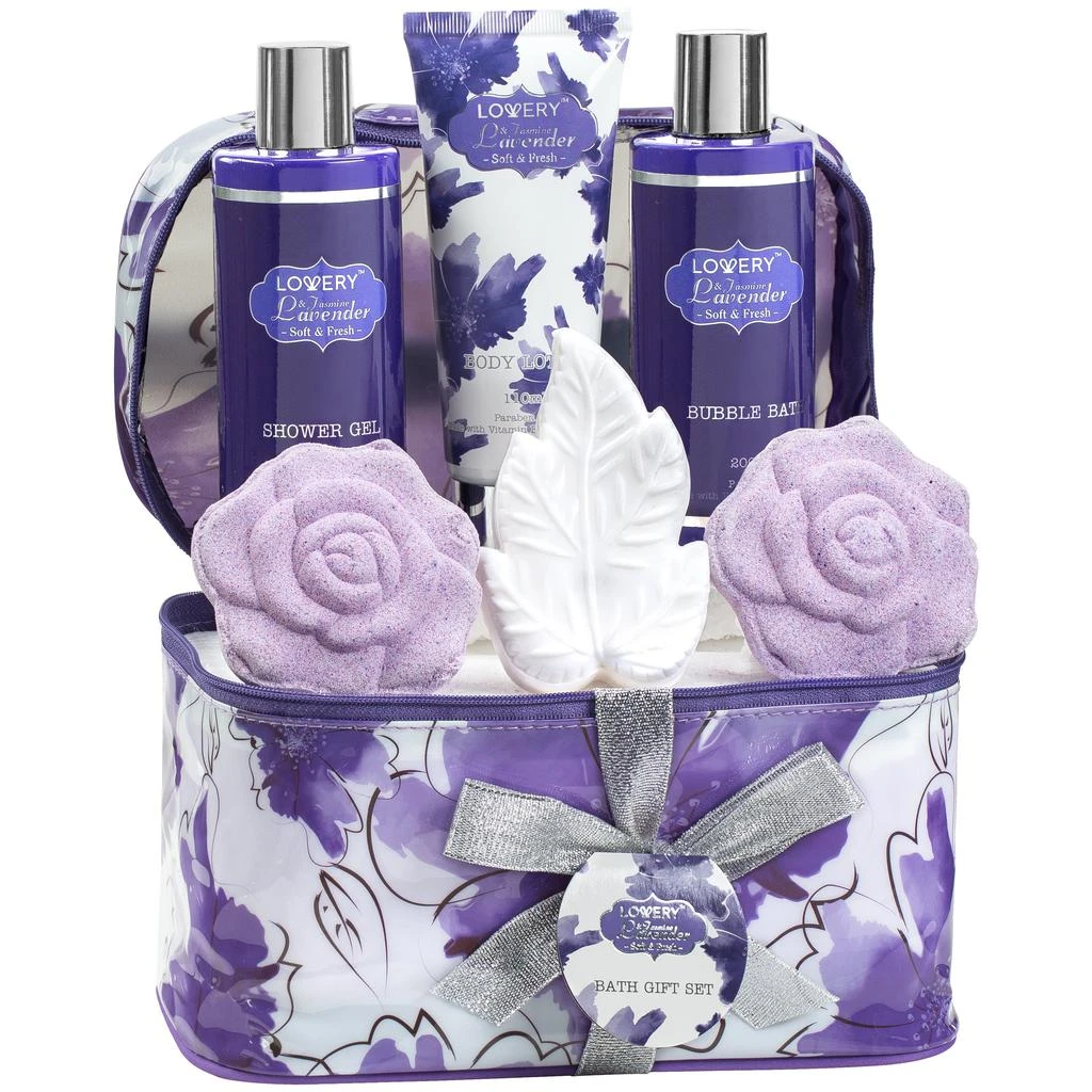 商品Lovery|Lavender Jasmine Self Care Spa Kit 7-Piece Set,价格¥259,第1张图片