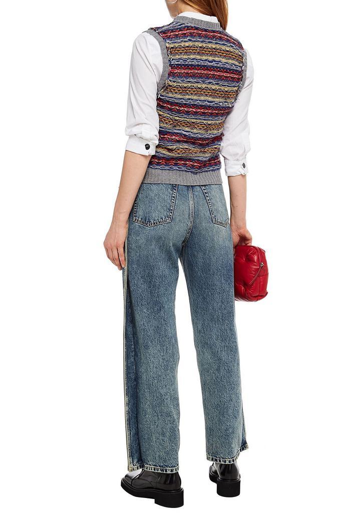 商品MAISON MARGIELA|Faded high-rise tapered jeans,价格¥2161,第5张图片详细描述