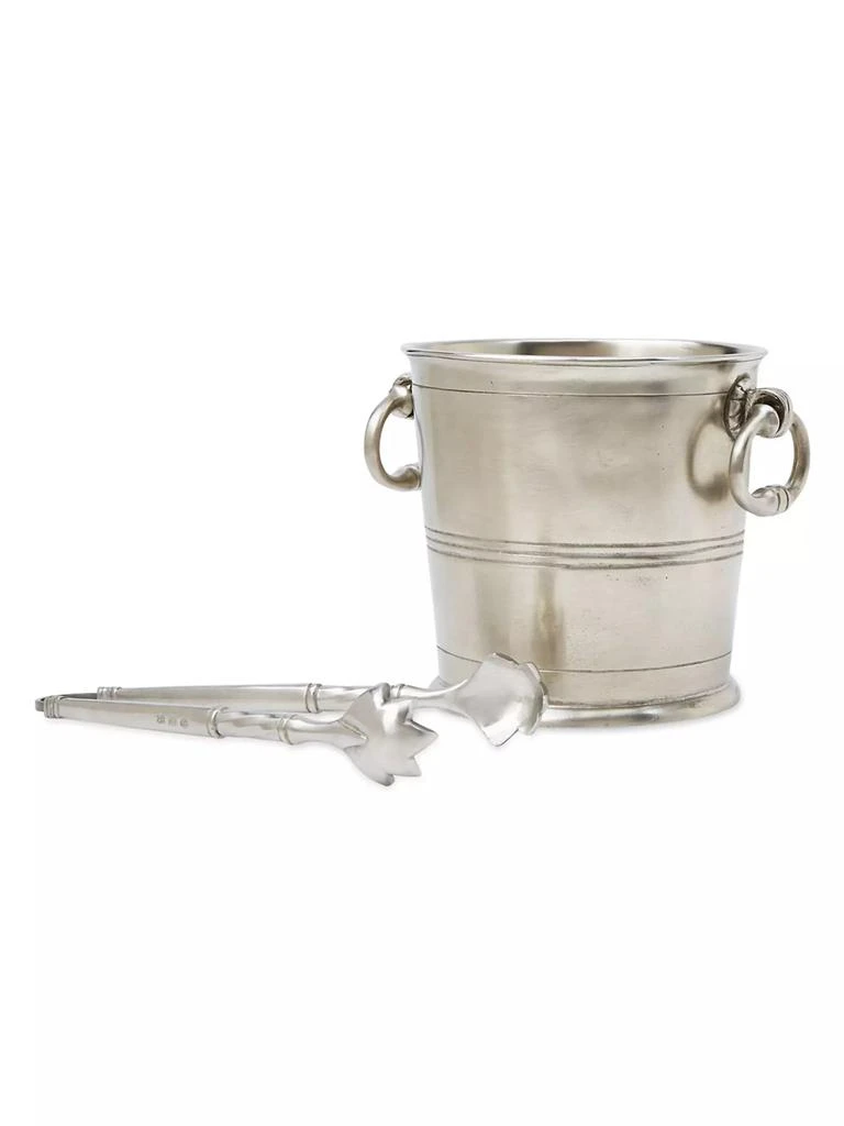 商品Match|Pewter Ice Bucket & Tongs Set,价格¥4527,第1张图片