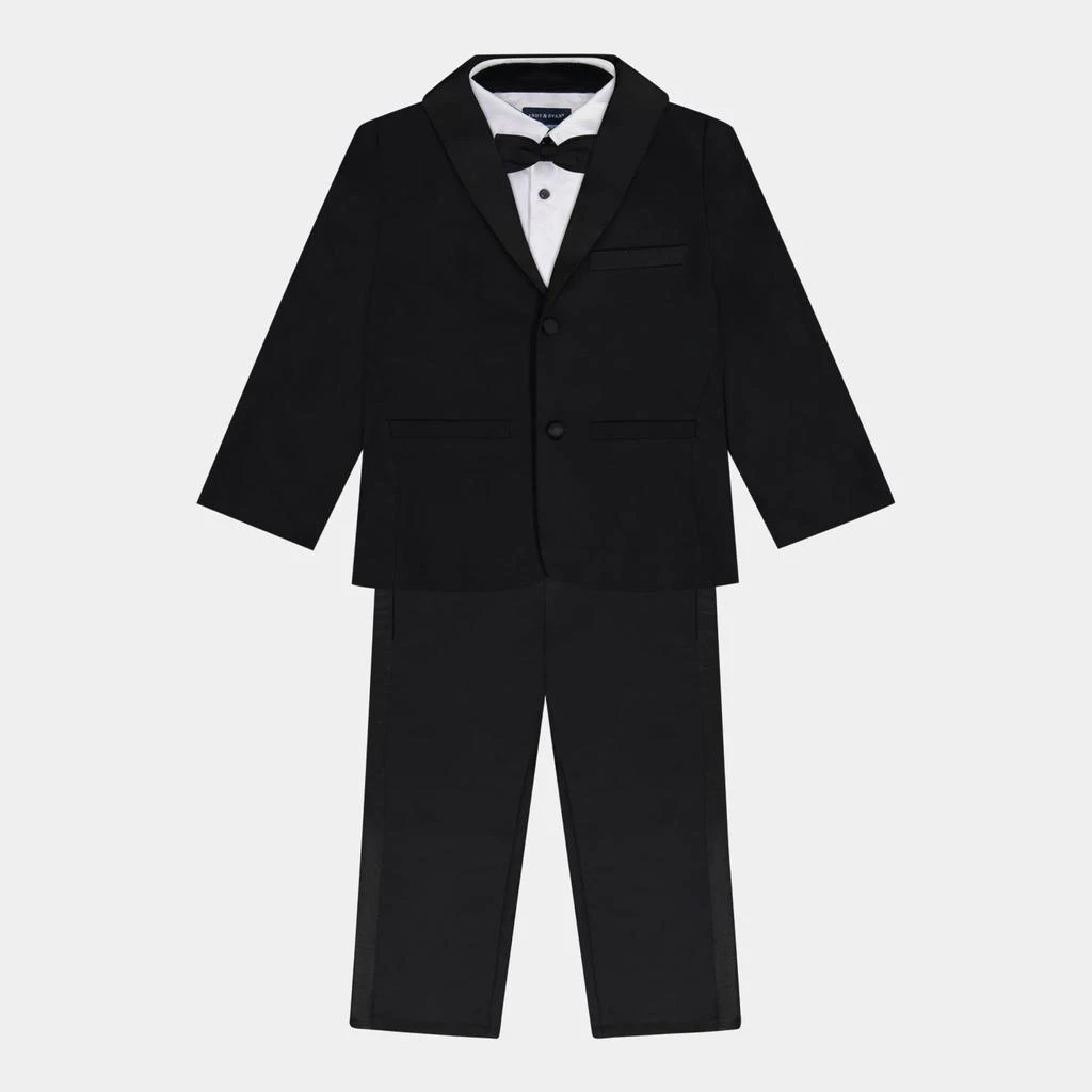 商品Andy & Evan|Boys Button Down Blazer, Pants & Bowtie 4-Piece Tuxedo Set,价格¥231,第2张图片详细描述