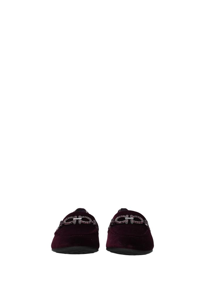 Loafers trifoglio Velvet Violet Blackberry商品第3张图片规格展示