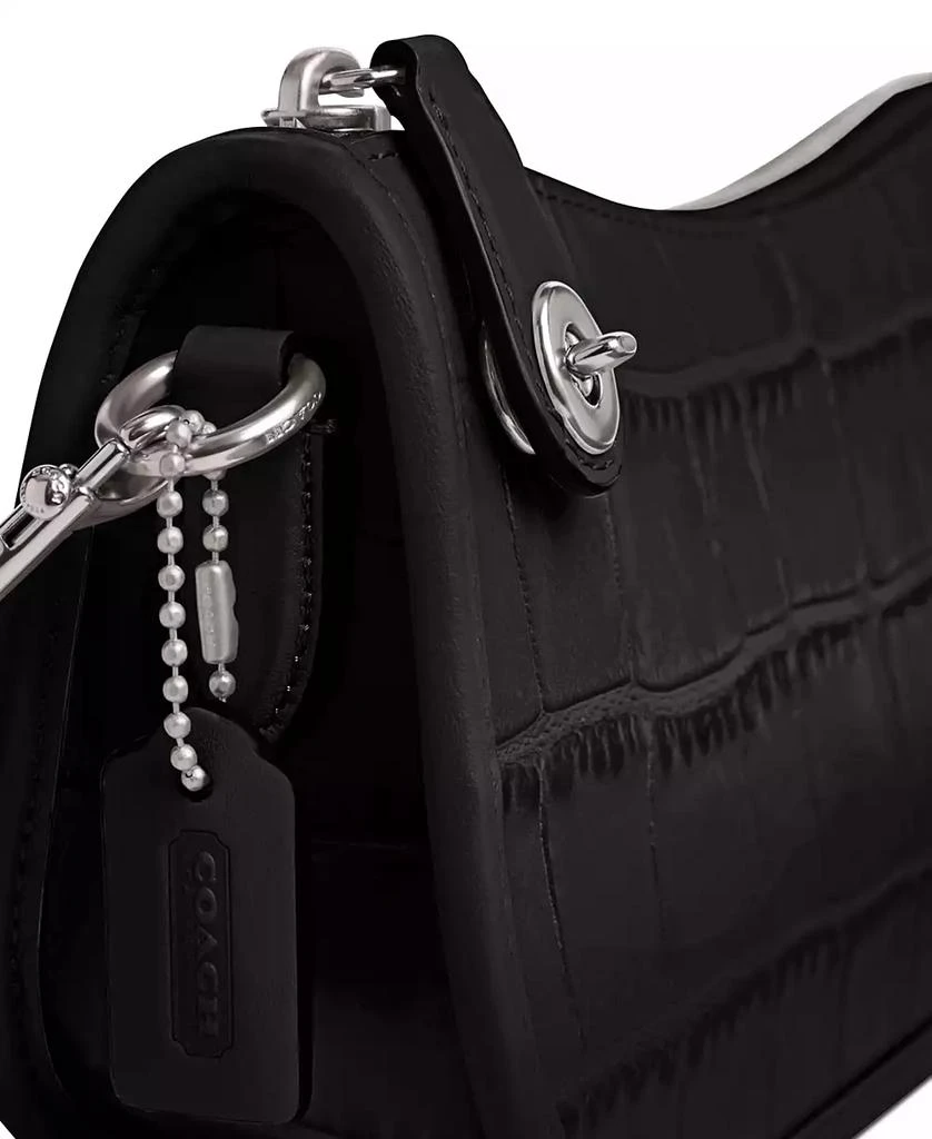 商品Coach|Embossed Croc Leather Swinger 20 Shoulder Bag,价格¥1467,第2张图片详细描述