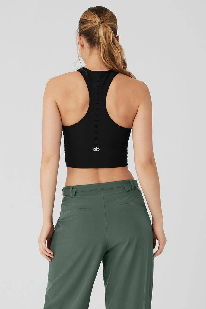 商品Alo|Seamless Open Air Racerback Tank - Black,价格¥493,第2张图片详细描述