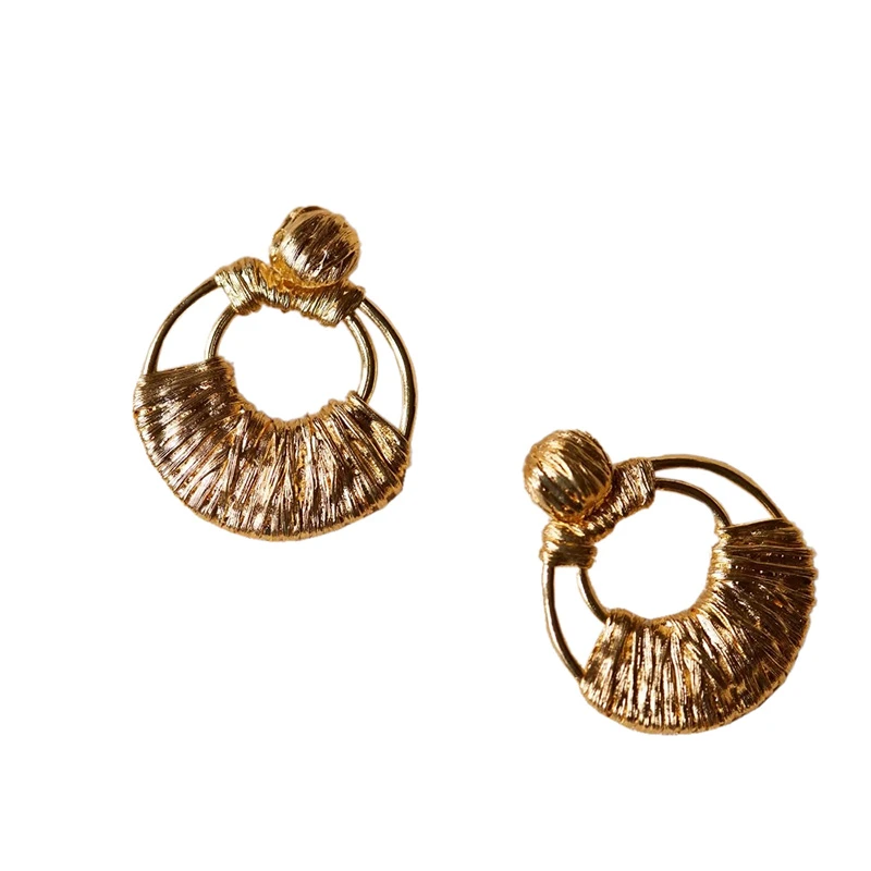 商品SEZANE| 女士金色镀金圆形耳环,价格¥982,第1张图片