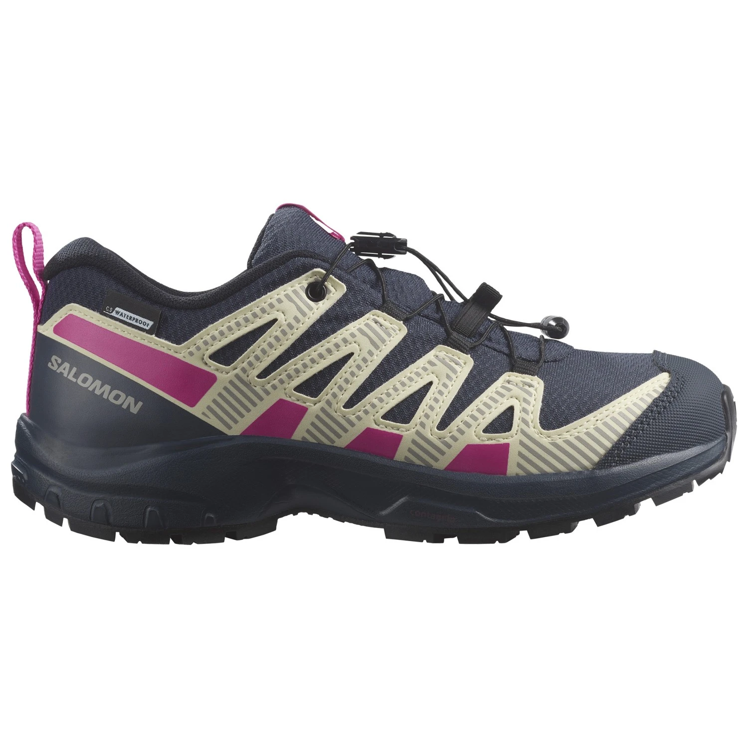 商品【预售7天】 Salomon|Salomon 男童运动鞋 7021984INDIAINKTRANSPARENTYELLOWPINKGLO 花色,价格¥664,第1张图片