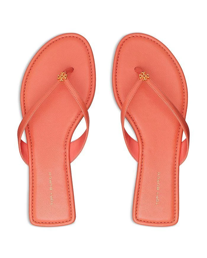 商品Tory Burch|Women's Capri Leather Flip Flop Sandals,价格¥926,第3张图片详细描述