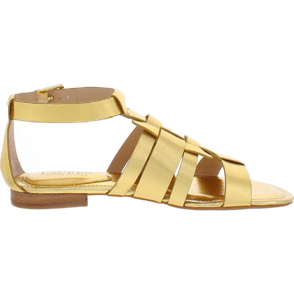 商品Ralph Lauren|Lauren Ralph Lauren Womens Elianna Leather Caged Gladiator Sandals,价格¥215,第4张图片详细描述