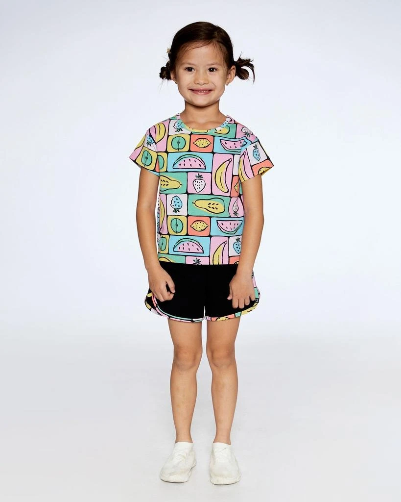 商品Deux par Deux|Organic Cotton Jersey Top Printed Fruits Square,价格¥294,第2张图片详细描述