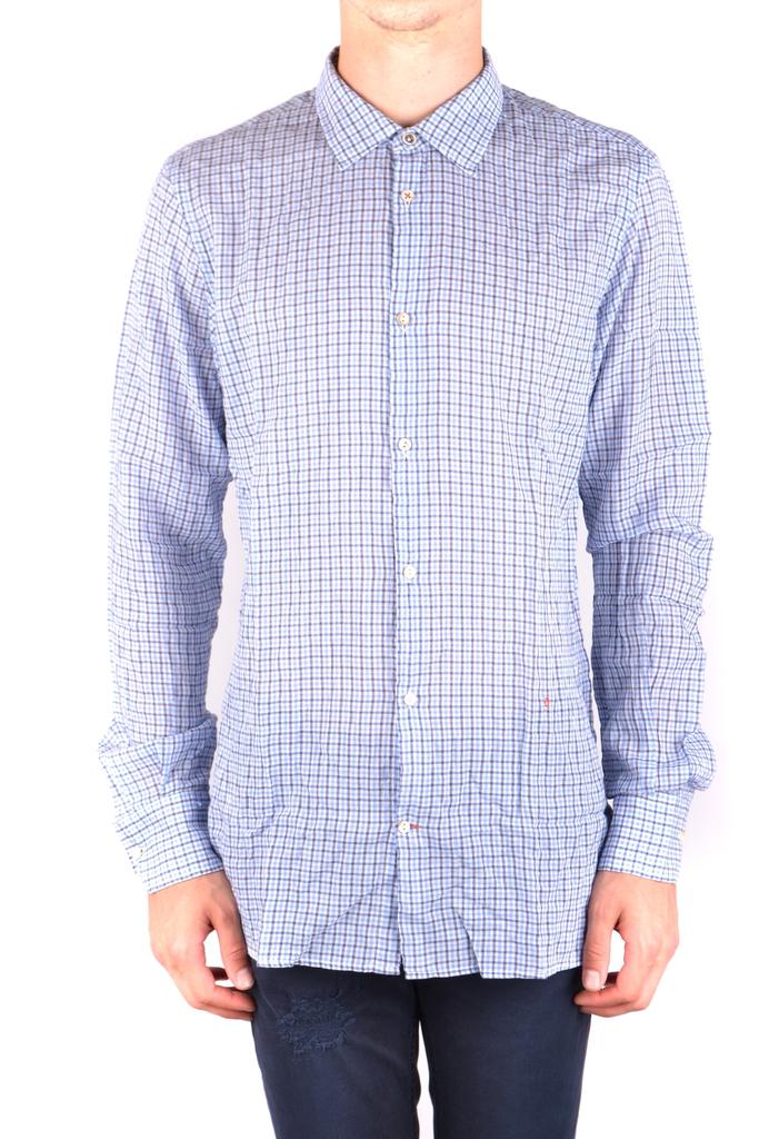 Dondup Checkered Shirt in Blue商品第1张图片规格展示