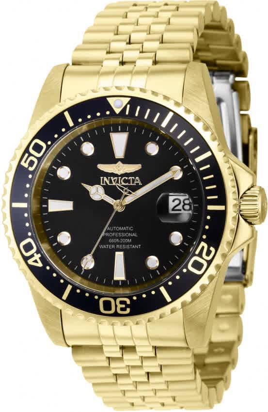 Invicta Pro Diver Automatic Black Dial Mens Watch 39348商品第1张图片规格展示