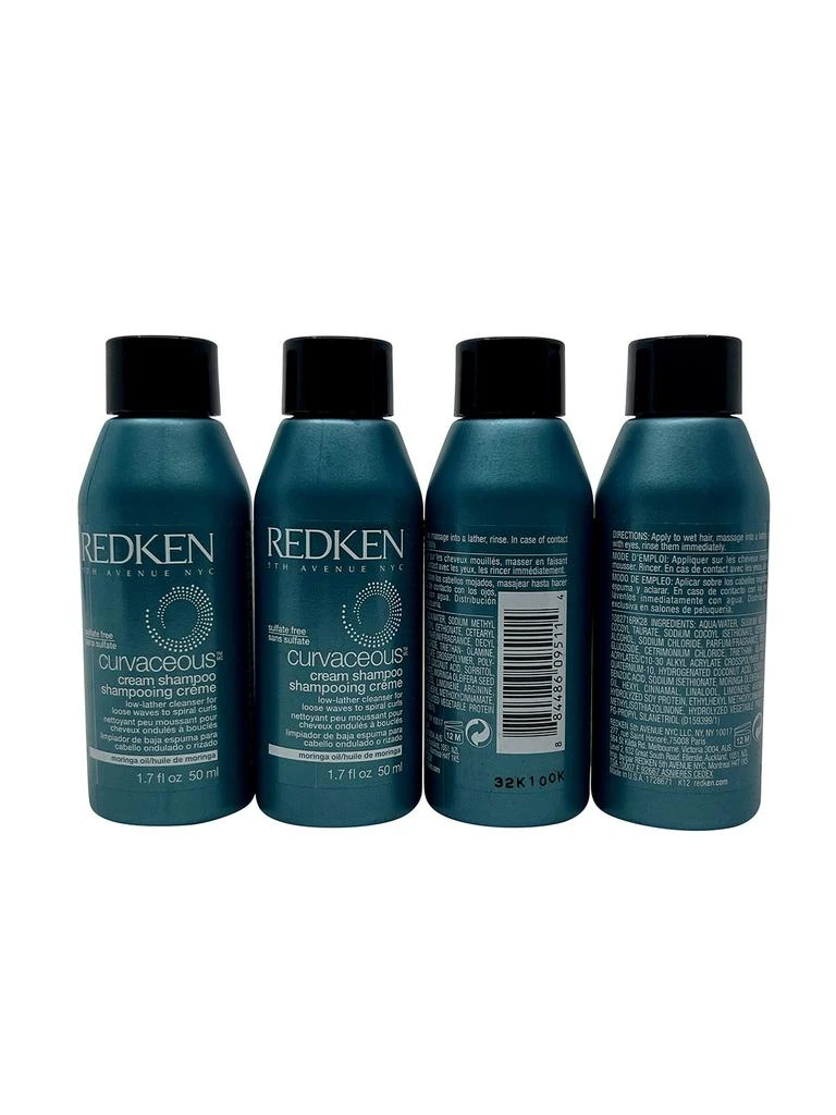 商品Redken|Curvaceous Cream Shampoo Loose waves & Spirals 1.7 OZ Set of 4,价格¥114,第3张图片详细描述