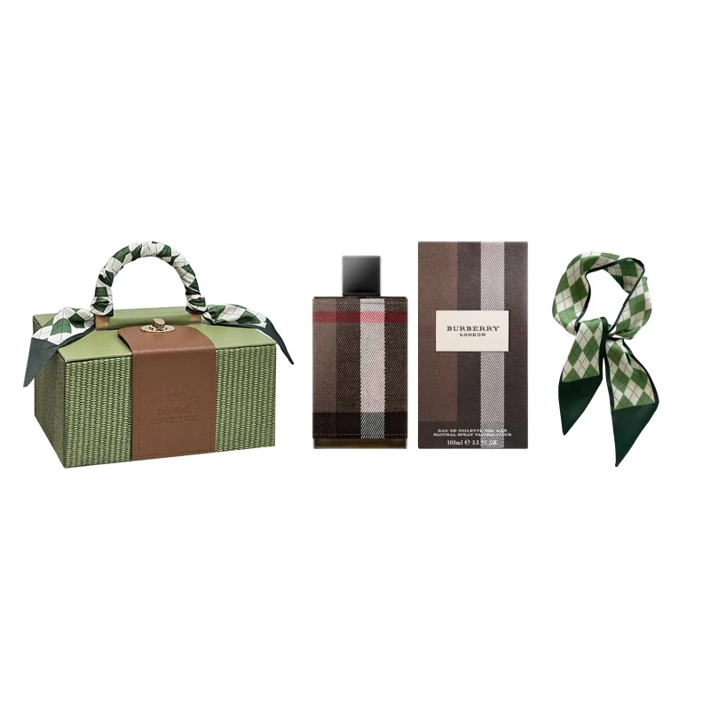 商品[国内直发] Burberry|博柏利 伦敦复古丝带礼盒男士香水套装 30ml/50ml/100ml,价格¥387,第4张图片详细描述