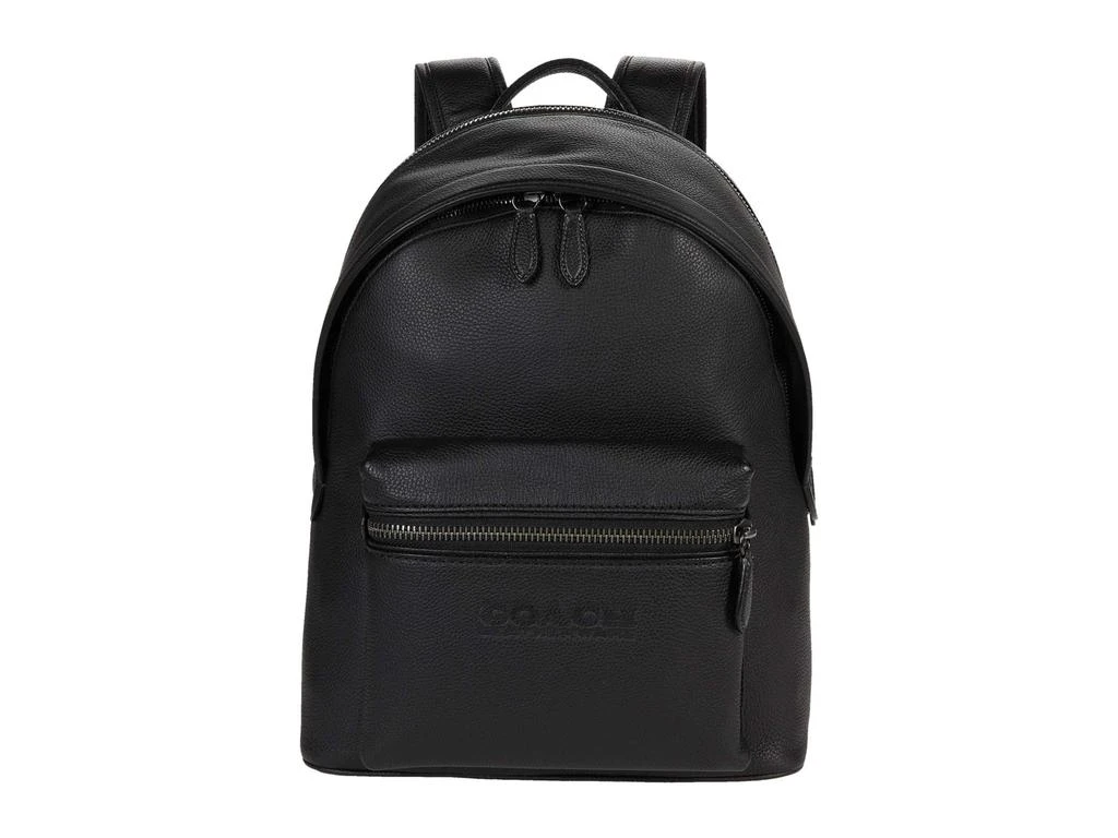 商品Coach|Charter Backpack in Refined Pebbled Leather,价格¥3627,第1张图片