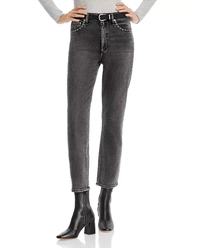 商品Rag & Bone|Wren Slim Jean In Serephina Jewel,价格¥1414,第1张图片