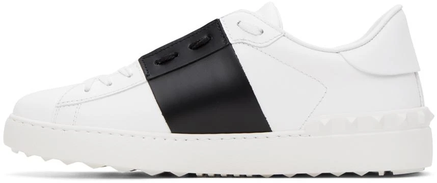 商品Valentino|White & Black Open Sneakers,价格¥6533,第3张图片详细描述
