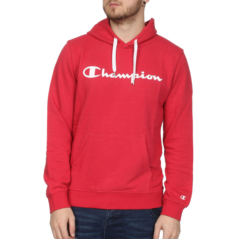 Champion 男士红色连帽卫衣 212680-MS038商品第1张图片规格展示