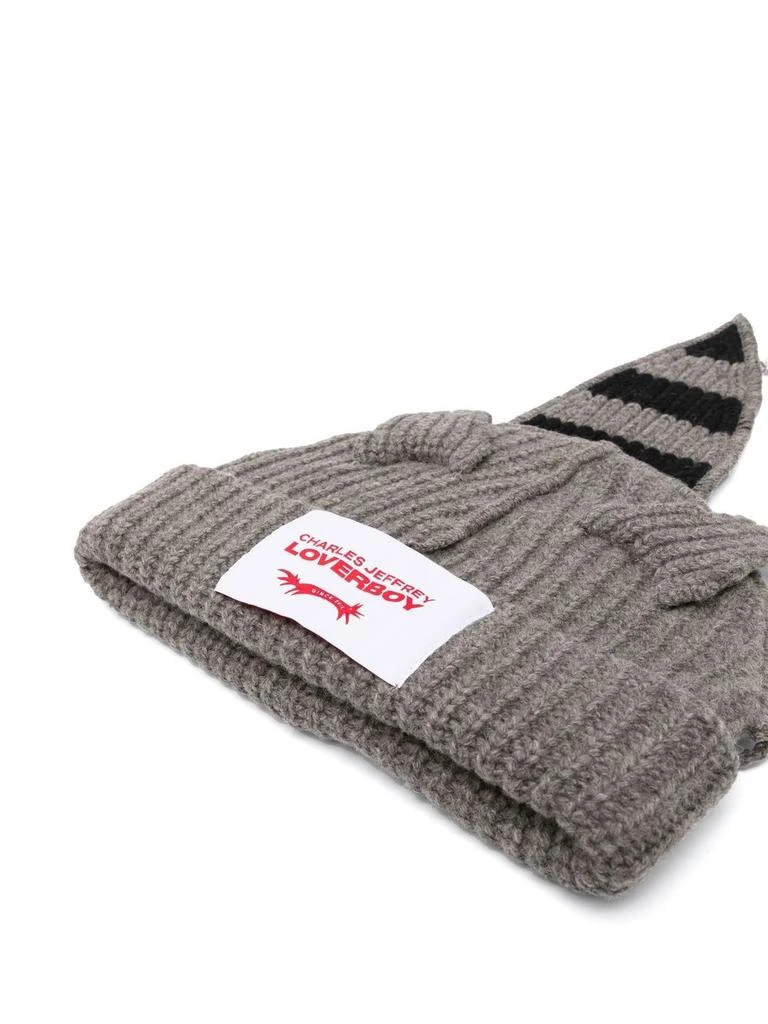 商品Charles Jeffrey Loverboy|CHARLES JEFFREY LOVERBOY - Chunky Raccoon Beanie Hat,价格¥1382,第2张图片详细描述